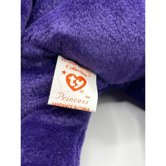 RARE Ty Beanie Babies Princess The Bear - Picture 3 of 4